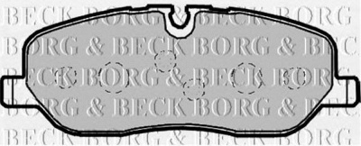 BORG & BECK bbp1929 -  Комплект тормозных колодок, дисковый тормоз